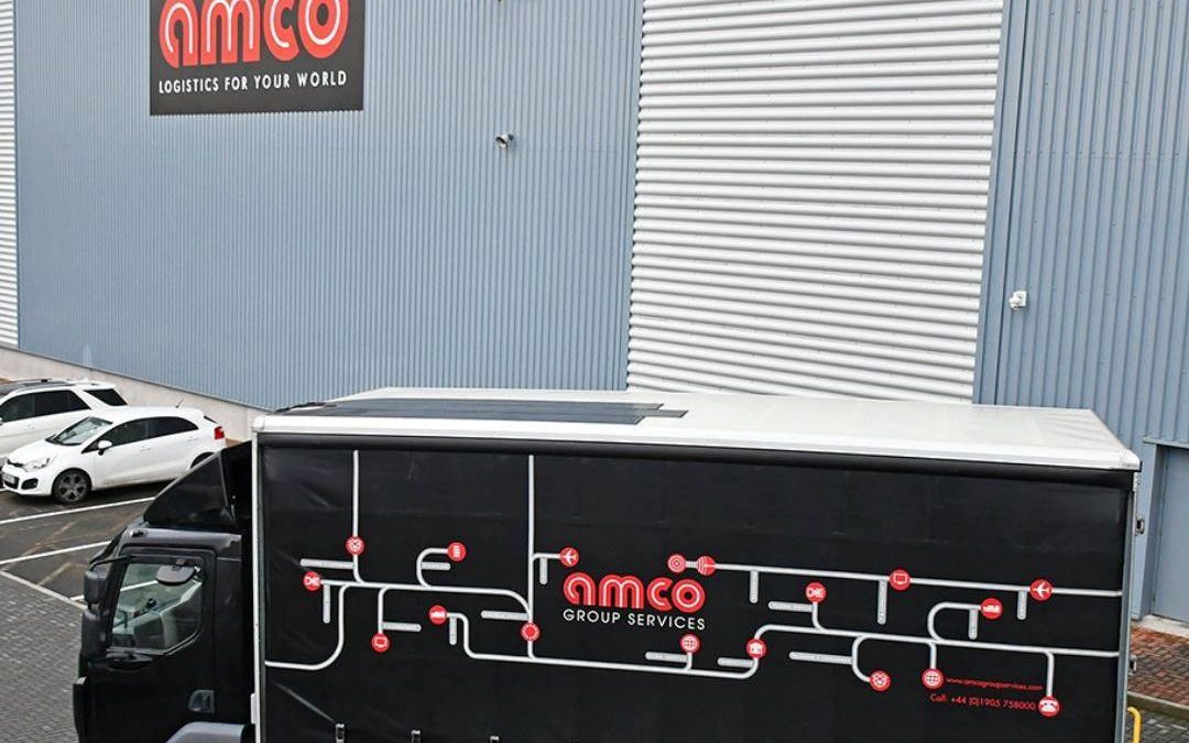 Amco Delivery Lorry And Production Warehouse