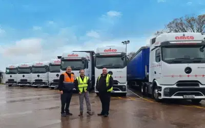 AMCO INVESTS £2M IN 12 MERCEDES ACTROS TRUCKS, SUPPORTING CONTINUED GROWTH
